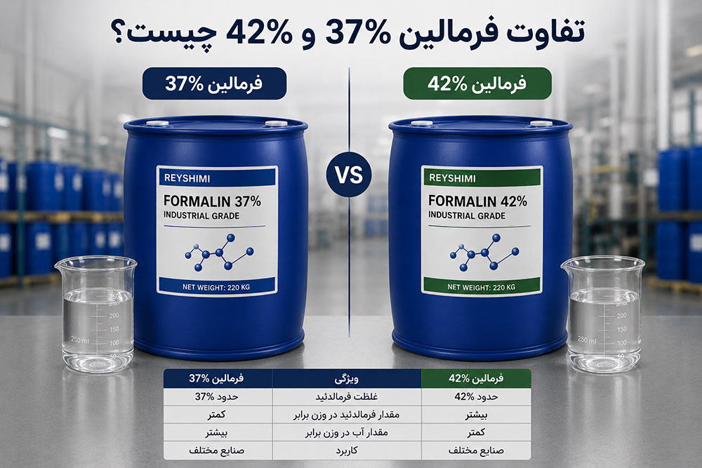 تفاوت فرمالین ۳۷ درصد و ۴۲ درصد چیست؟ کدام را بخریم؟